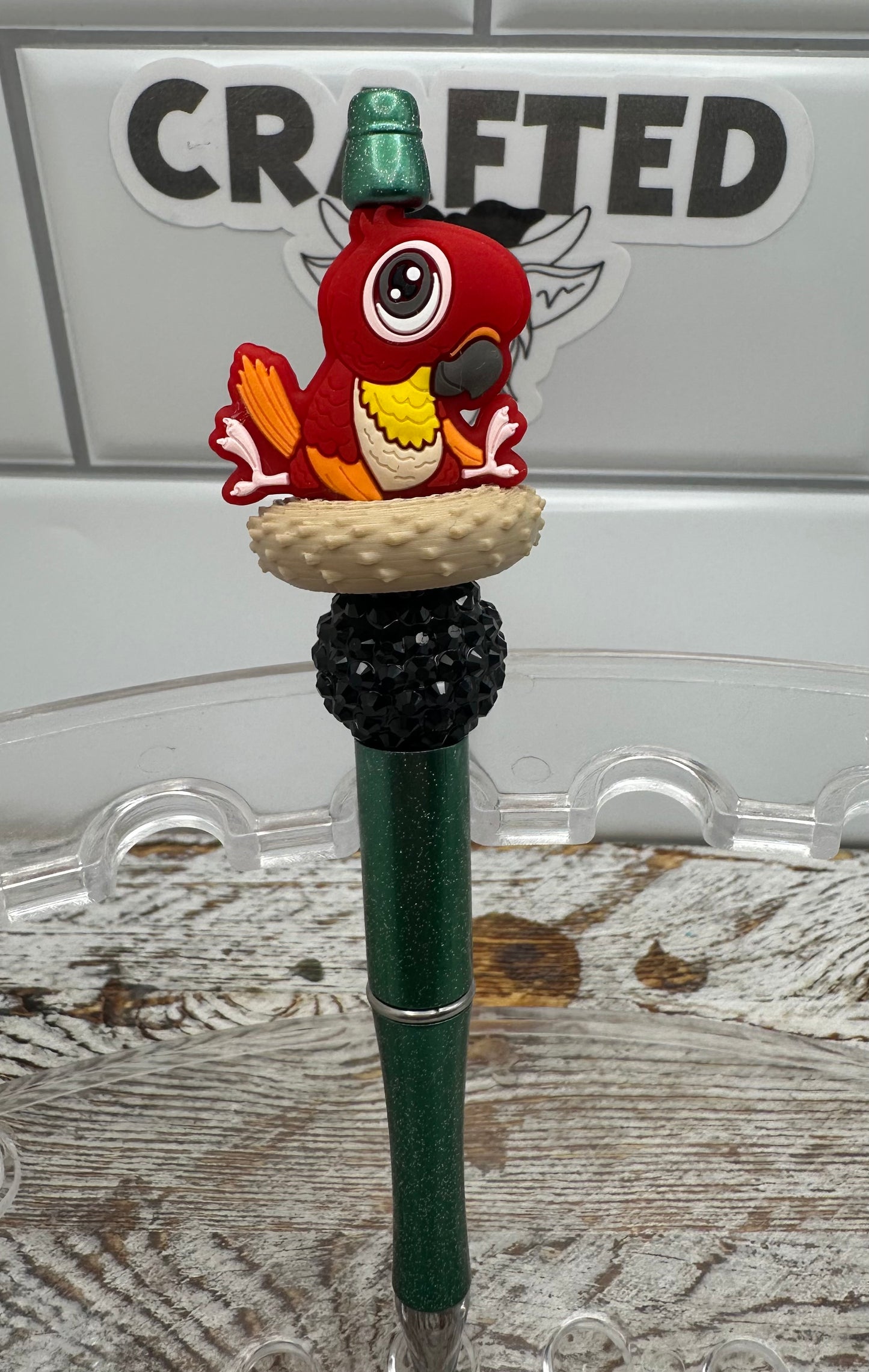 3D printed nest focal bead