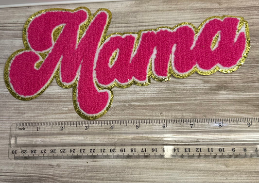 Full size chenille patch