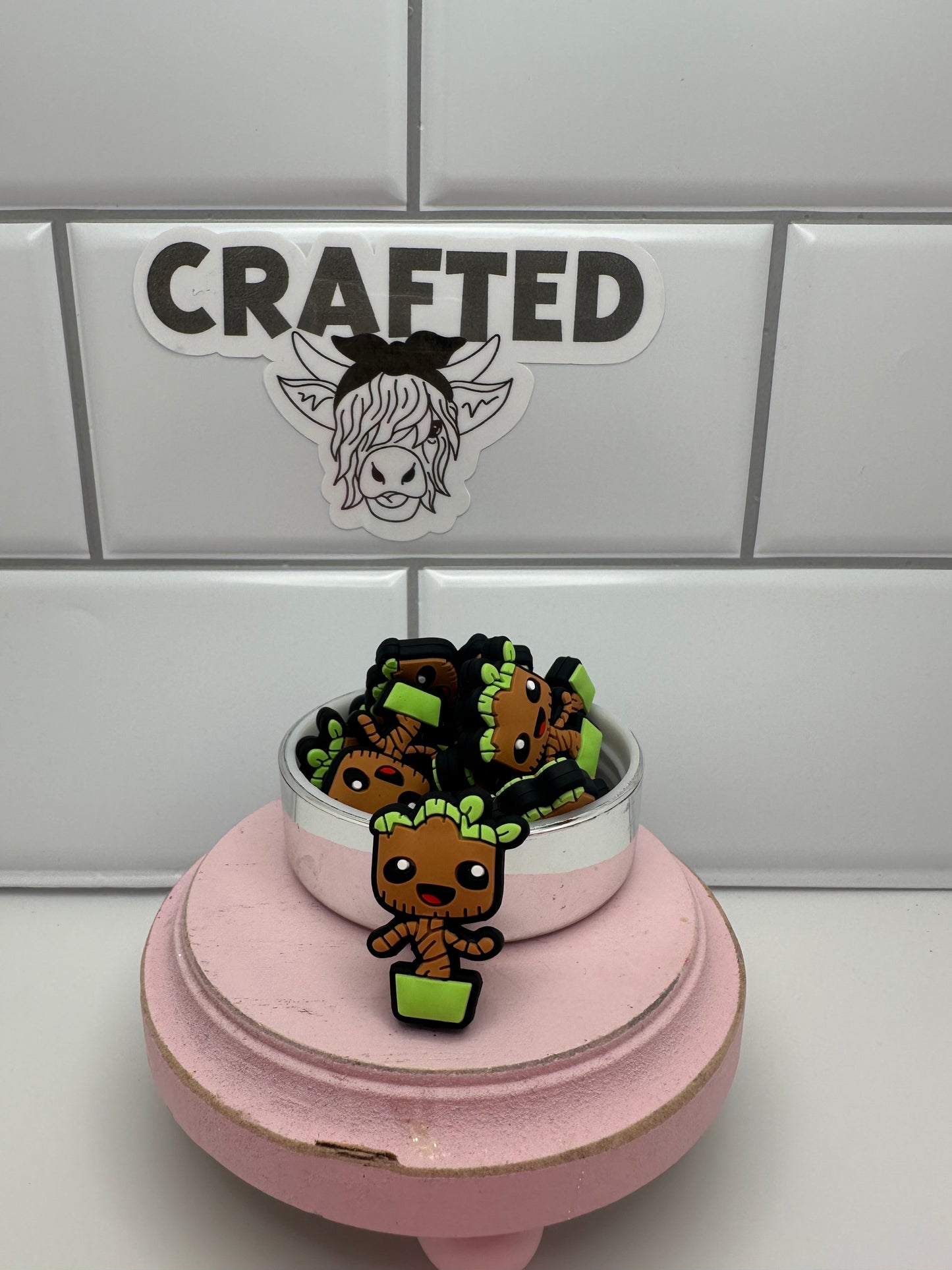 Plant guy focal bead