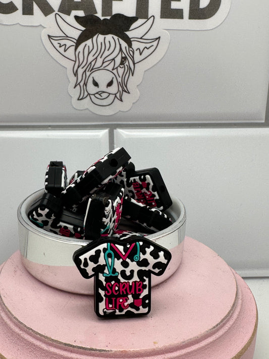 Scrub life focal bead