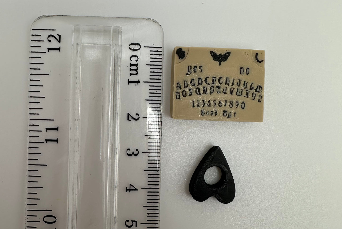 Ouija board 3D printed flat back charm￼
