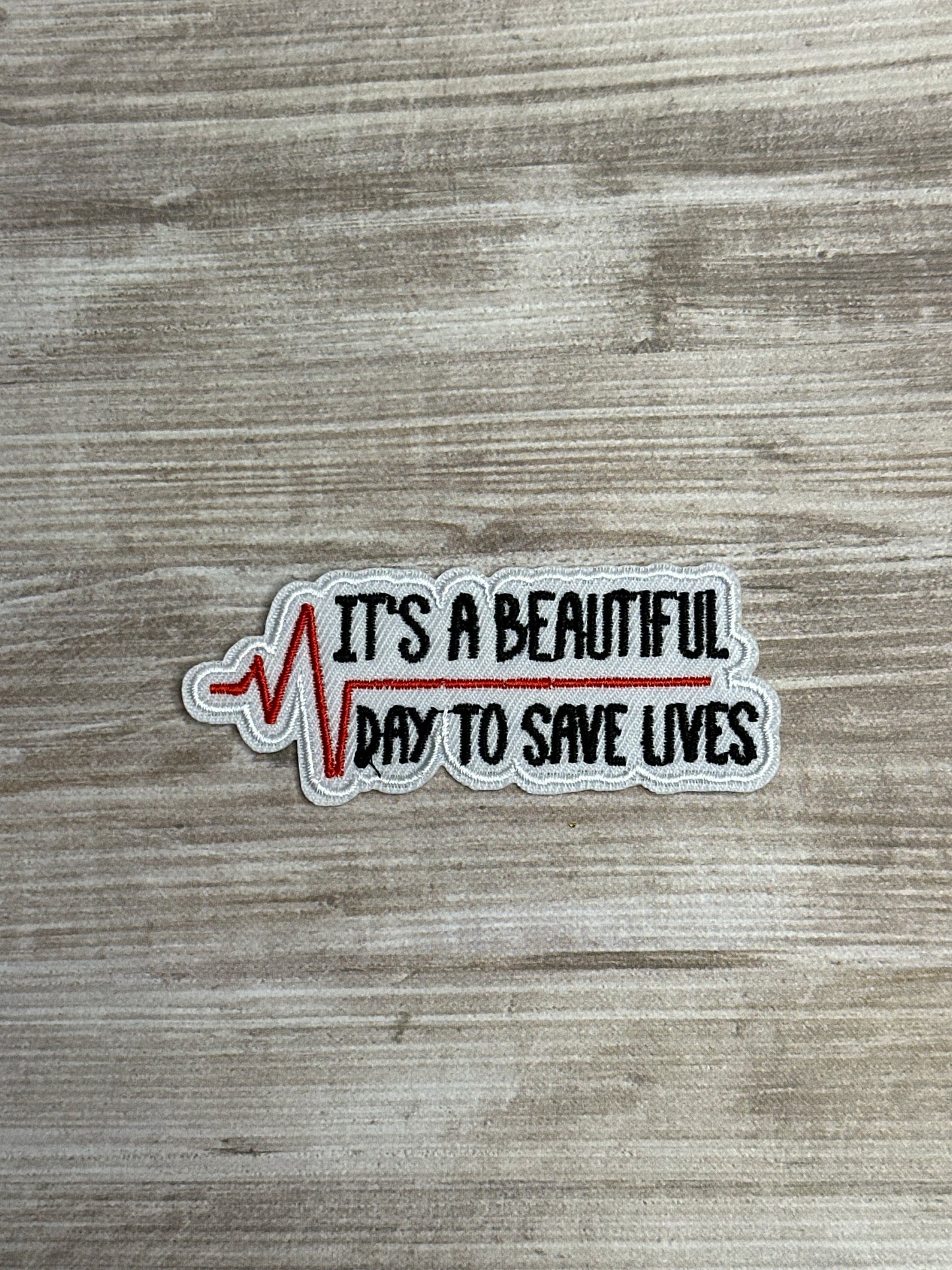 Quote iron on trucker hat patch