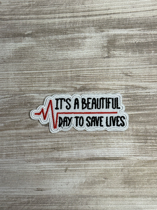 Quote iron on trucker hat patch