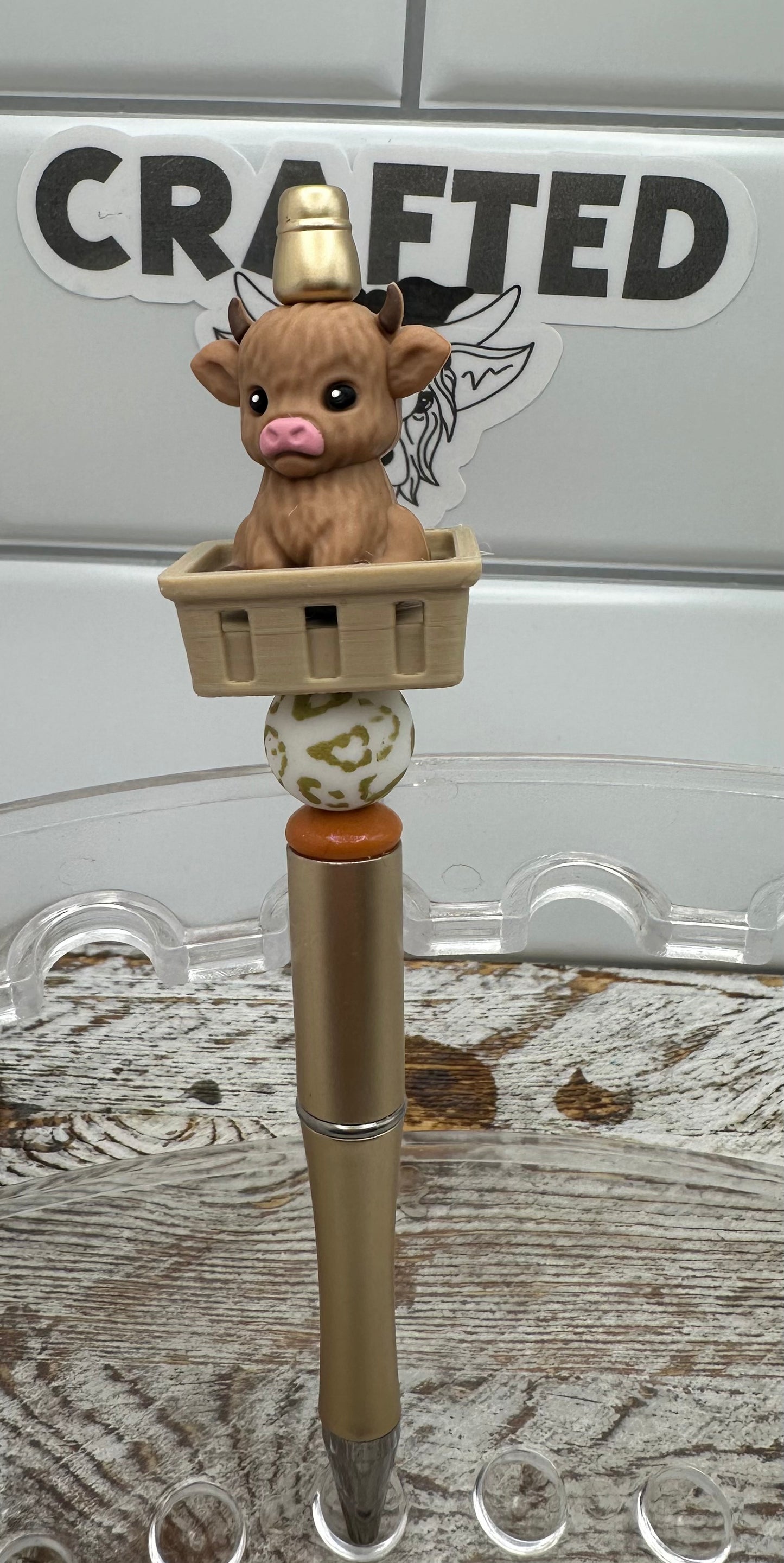 3D printed basket focal